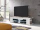 Meuble TV Nashville 112 (Blanc + Blanc brillant)