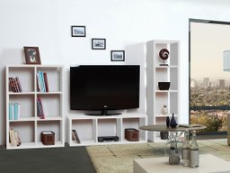 Ensemble de salon Levnova 106 (Blanc)