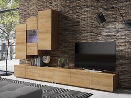 Ensemble de salon Tivdalu 133 (Chêne doré)