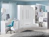Bureau Merevari 100 (Blanc + Brillant Turquoise)