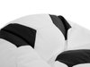 Pouf poire Comfivo Pectus (Blanc + Noir)