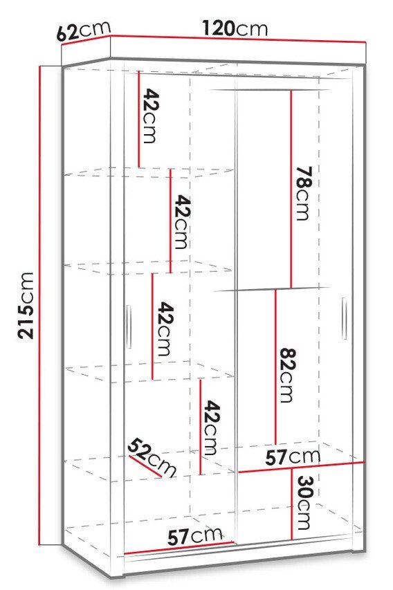 Armoire Catromi 104 (Chêne du Monastery)