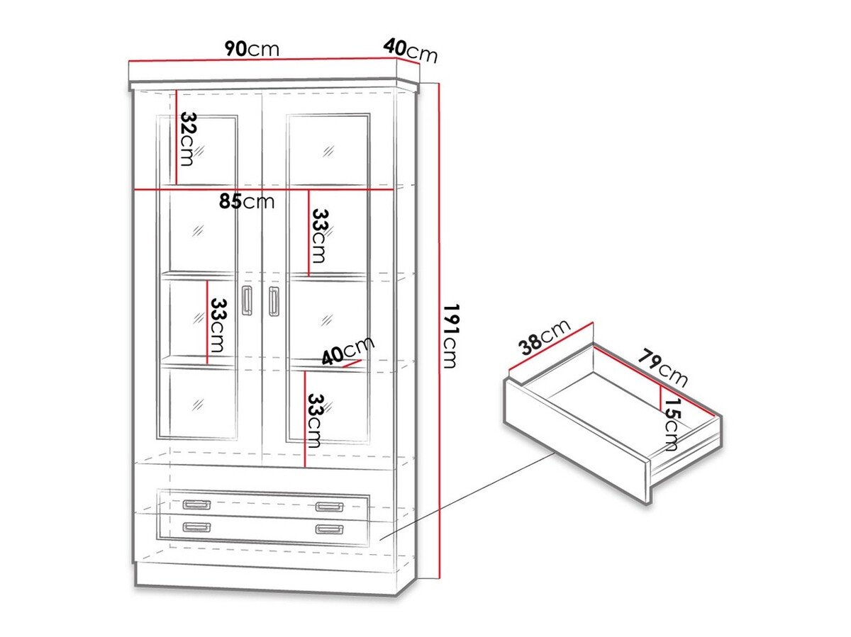 Étagère Lircava 107 (Chêne de Lefkas)