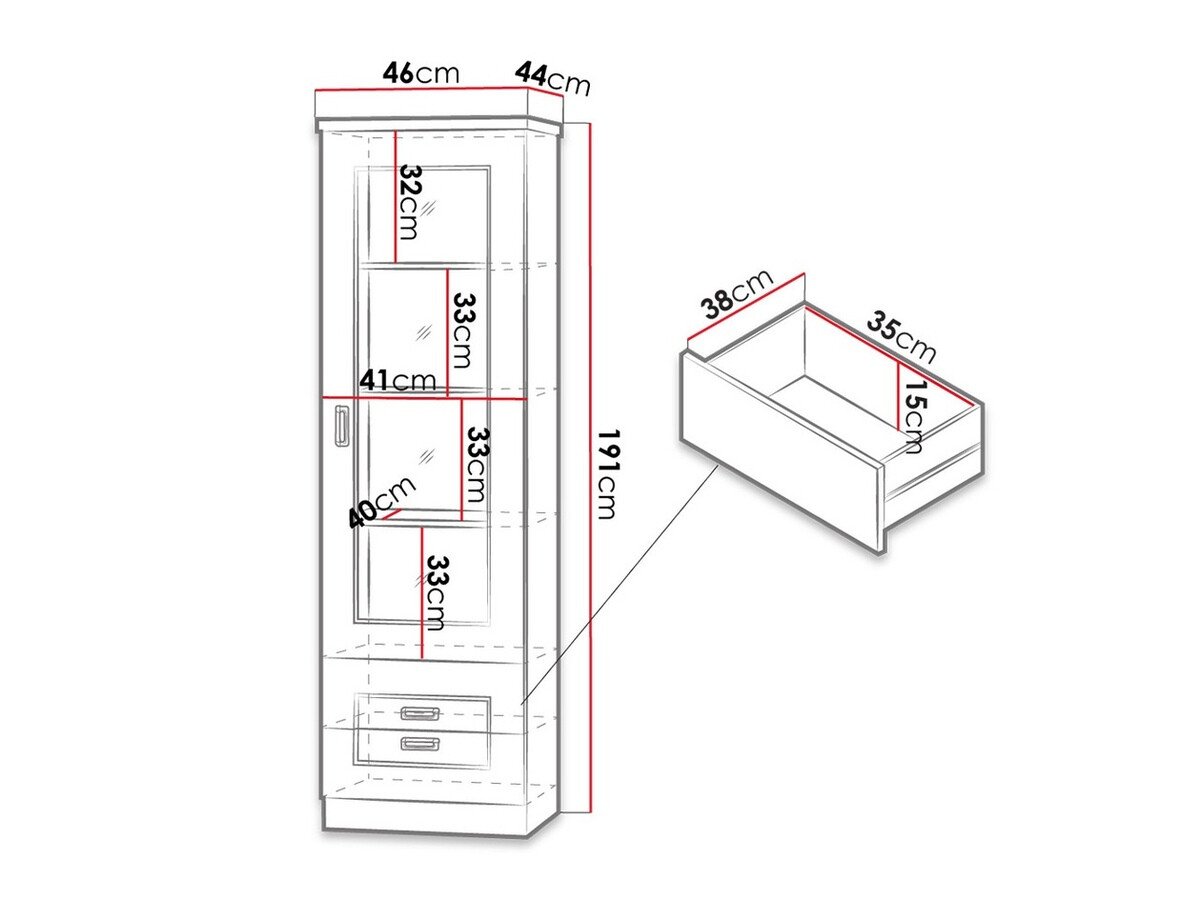Étagère Lircava 108 (Chêne de Lefkas)