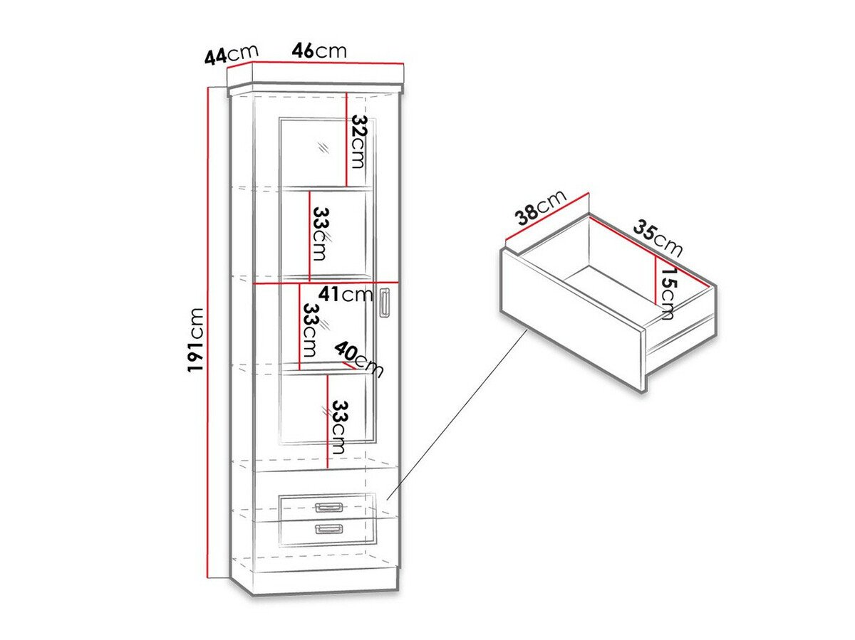 Étagère Lircava 109 (Chêne de Lefkas)