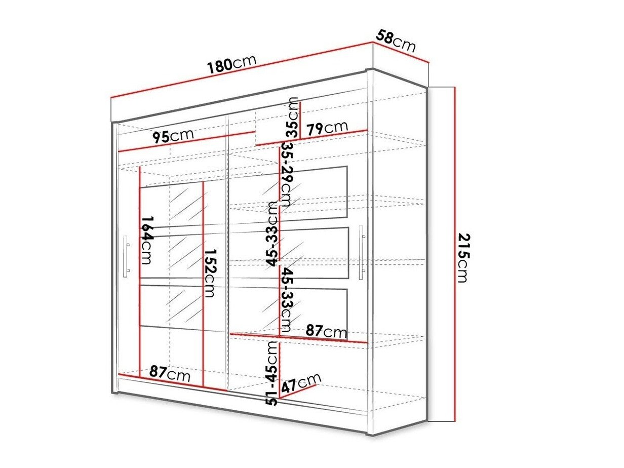 Armoire Closico 101 (Blanc)