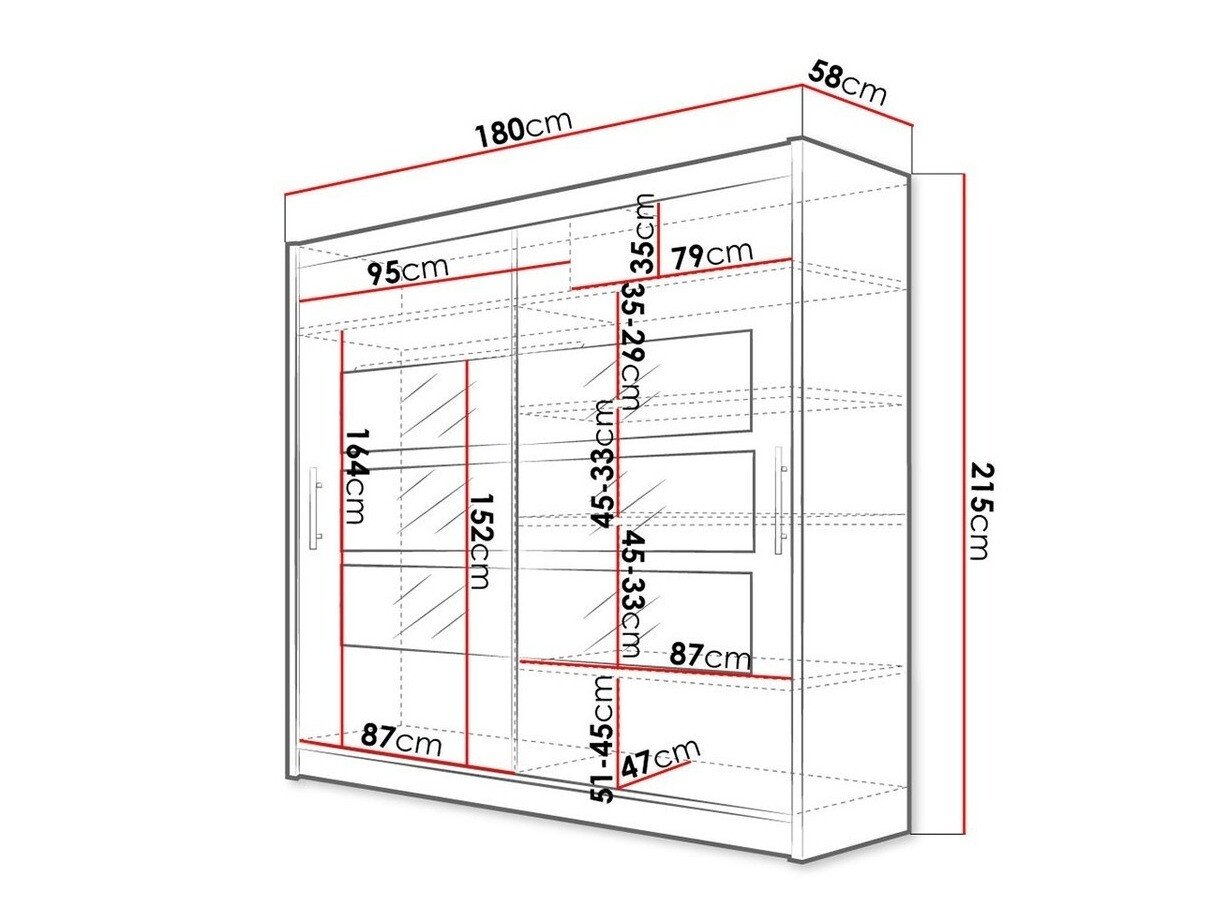 Armoire Closico 101 (Sonoma chêne)