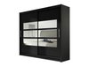 Armoire Closico Pallor III (Noir)