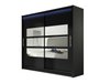 Armoire Closico Pallor III (Noir)