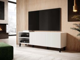 Meuble TV Levmari 102 (Blanc + Noir)