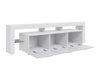 Meuble TV Arbor (Blanc + Blanc brillant)