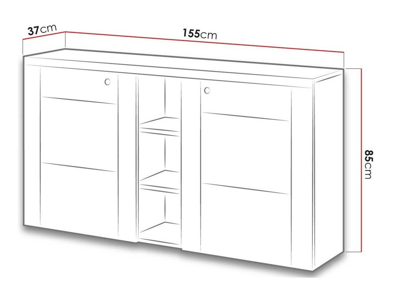 Buffet Salelbo 106 (Mélèze de Sibu + Truffe chêne)