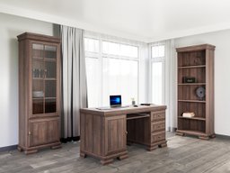 Ensemble de bureau à domicile Salmeru 120 (Samoa King Noix)