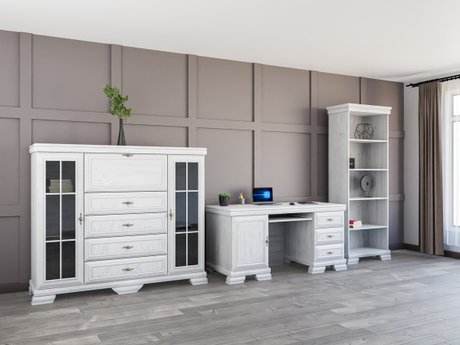 Ensemble de bureau à domicile Salmeru 122 (Pin Anderson)