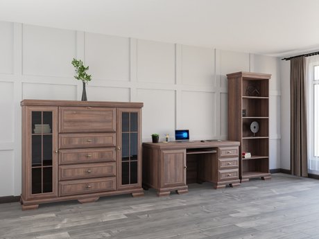 Ensemble de bureau à domicile Salmeru 122 (Samoa King Noix)