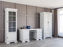 Ensemble de bureau à domicile Salmeru 123 (Pin Anderson)