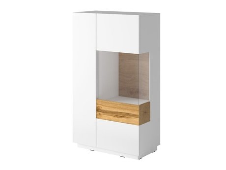 Buffet Livlore 104 (Blanc + Blanc brillant + Chêne wotan)