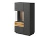 Buffet Livlore 104 (Matera gris + Chêne wotan)