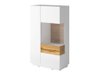 Ensemble de salon Livlore 109 (Blanc + Blanc brillant + Chêne wotan)