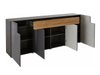 Commode Torsone 102 (Anthracite + Gloss anthracite + Grandson chêne)