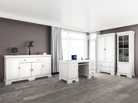 Ensemble de bureau à domicile Salmeru 124 (Pin Anderson)
