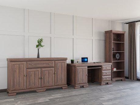 Ensemble de bureau à domicile Salmeru 125 (Samoa King Noix)