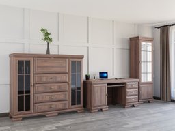 Ensemble de bureau à domicile Salmeru 126 (Samoa King Noix)