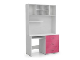 Bureau Campus (Blanc + Blanc brillant + Rose brillant)