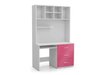 Bureau Campus (Blanc + Blanc brillant + Rose brillant)