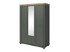 Armoire Tolnue 114 (Vert foncé + Chêne de Lefkas)