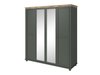 Armoire Tolnue 115 (Vert foncé + Chêne de Lefkas)