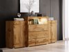 Commode Sarasota 127 (Chêne wotan)