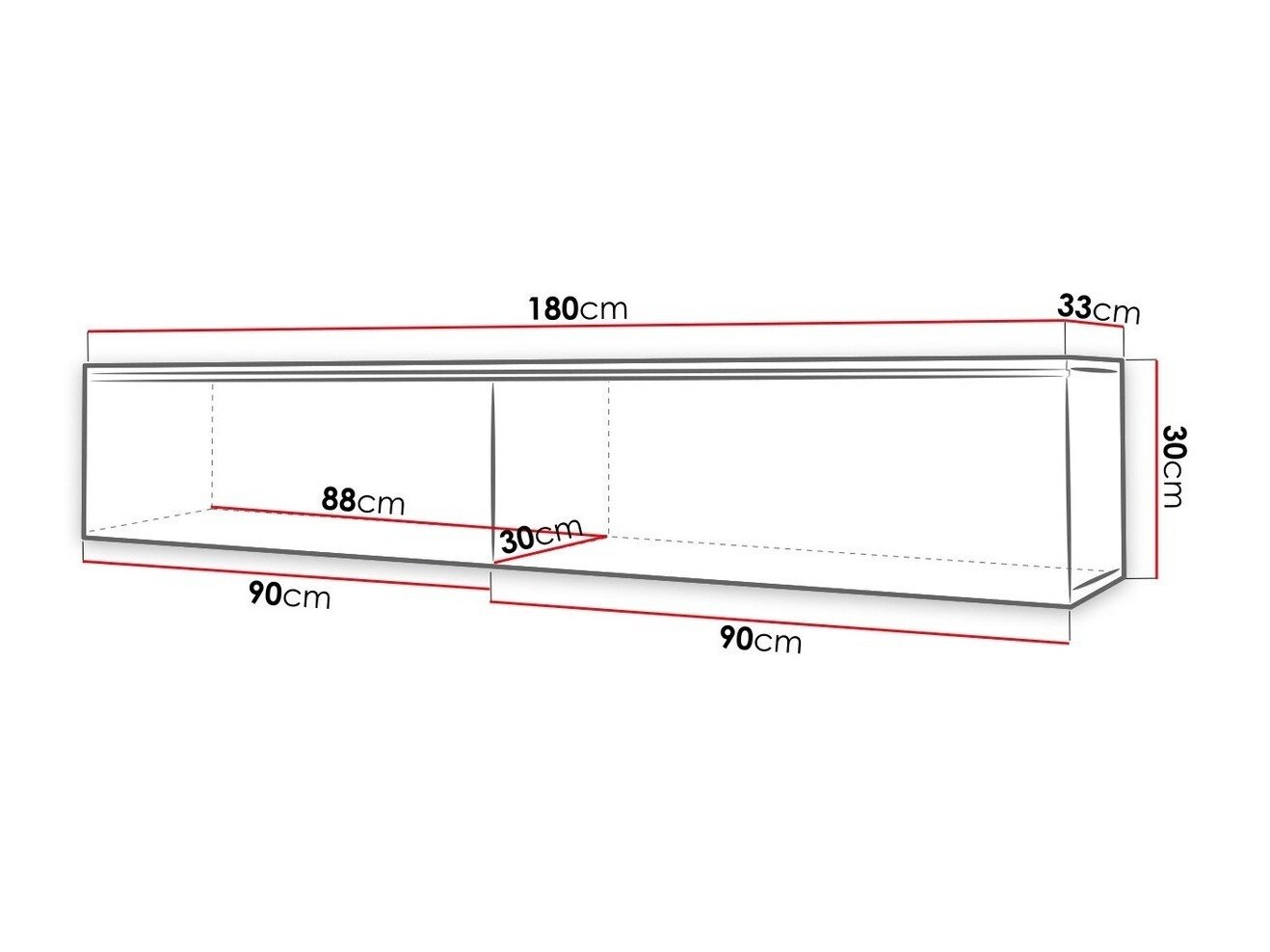 Meuble TV Scientia I (Béton)