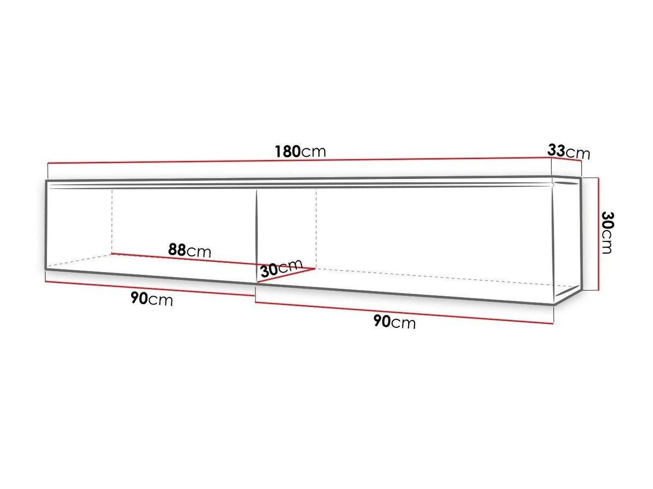 Meuble TV Scientia I (Béton)