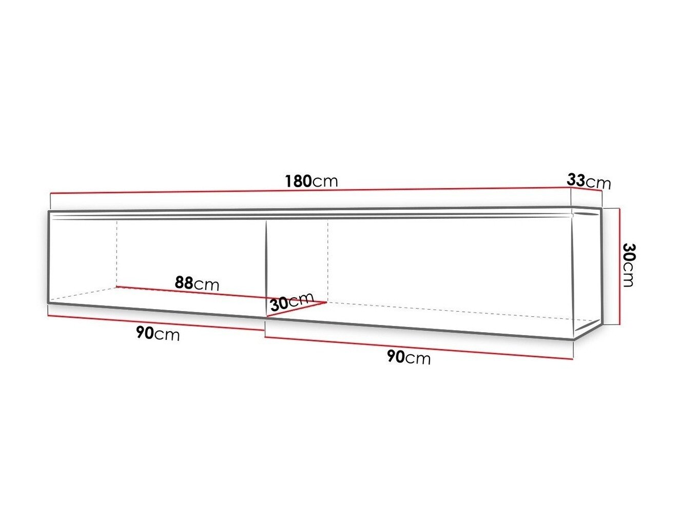 Meuble TV Scientia I (Chêne wotan)