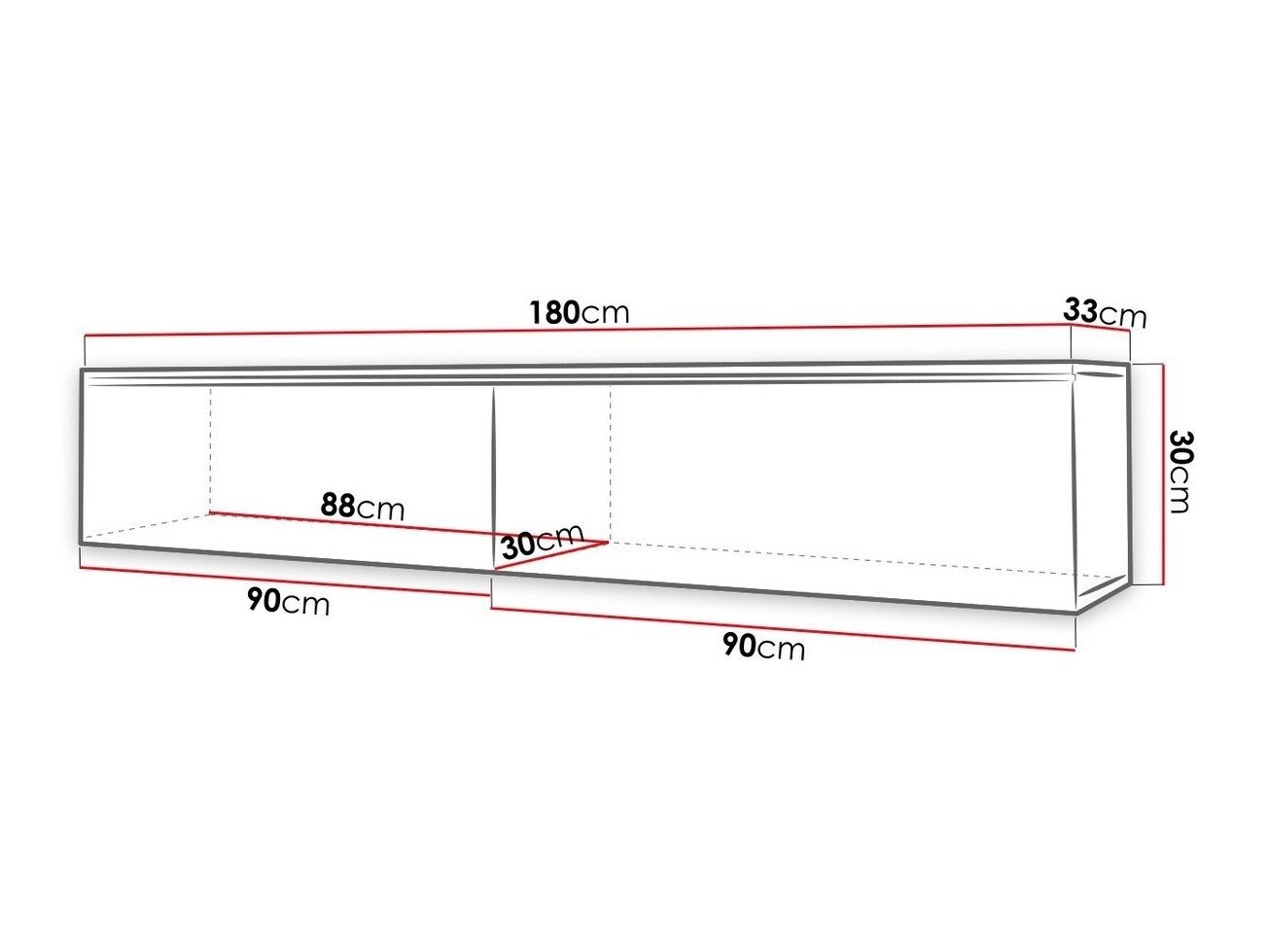 Meuble TV Scientia I (Chêne wotan)