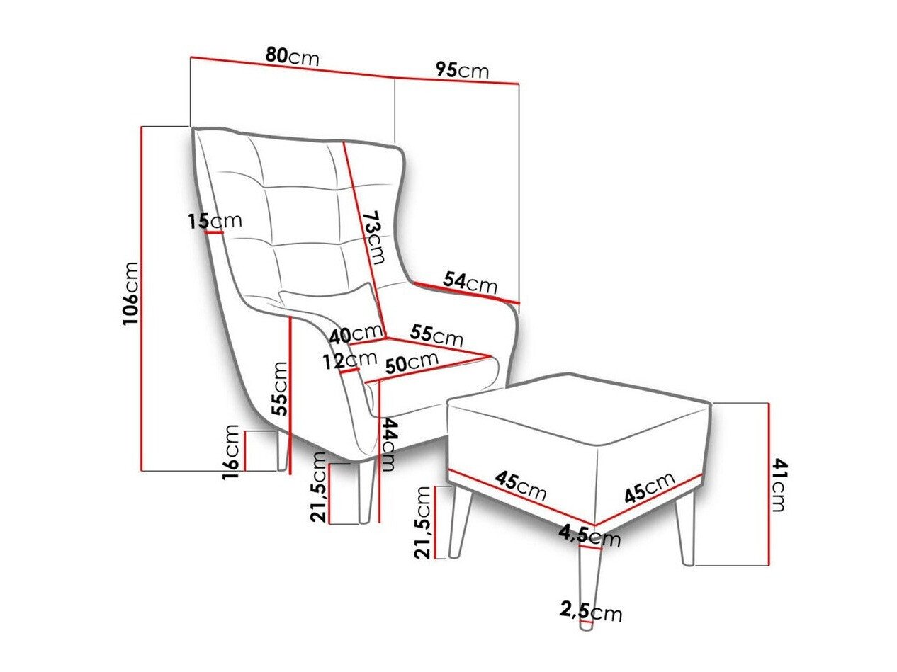 Fauteuil Comfivo Ulmus II (Aston 8)