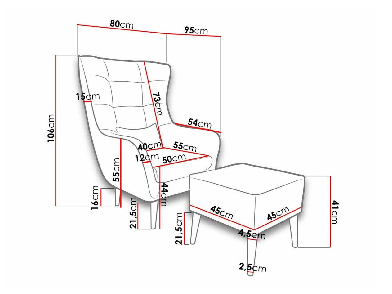 Fauteuil Comfivo Ulmus II (Kronos 19)