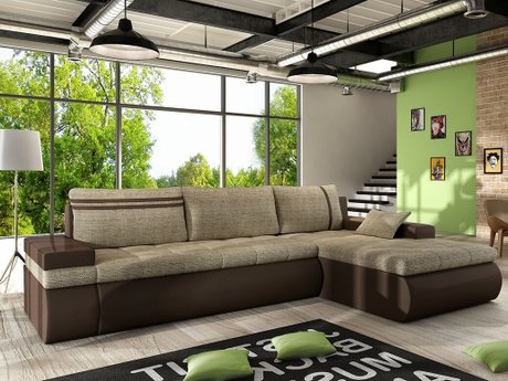 Canapé d'angle Temple 100 (Soft 066 + Lawa 02)