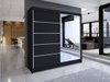 Armoire Closico 142 (Noir)