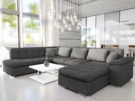 Canapé d'angle Comfivo Gemma IV (Lux 06 + Lux 06 + Lux 05)