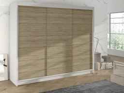 Armoire Closico 159 (Blanc + Sonoma chêne)