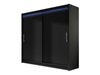 Armoire Closico Pallor I (Noir)