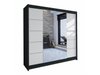 Armoire Closico Cavaris V (Noir + Blanc)
