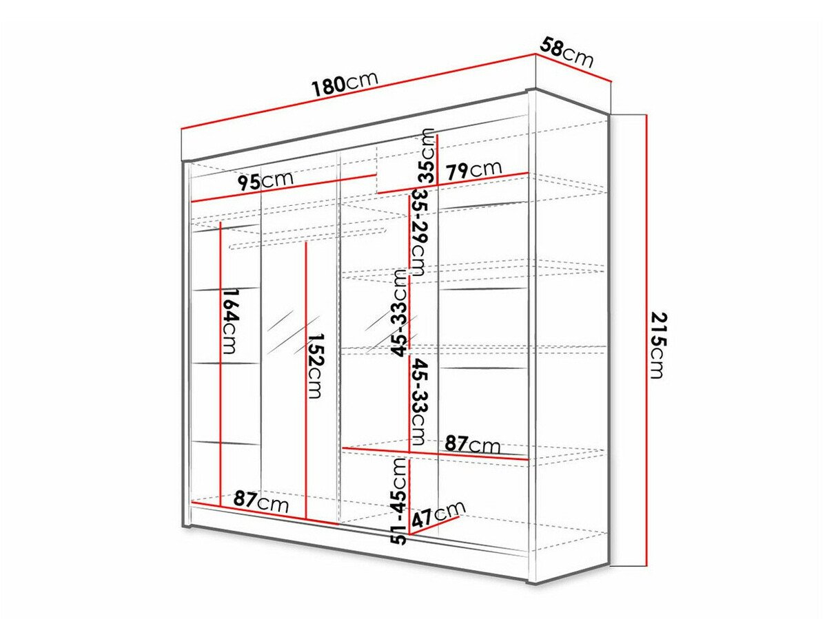 Armoire Closico Cavaris V (Sonoma chêne)