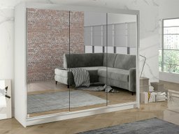 Armoire Closico Durion III (Blanc)