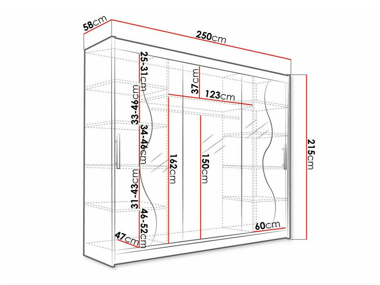Armoire Closico Ordo III (Blanc)