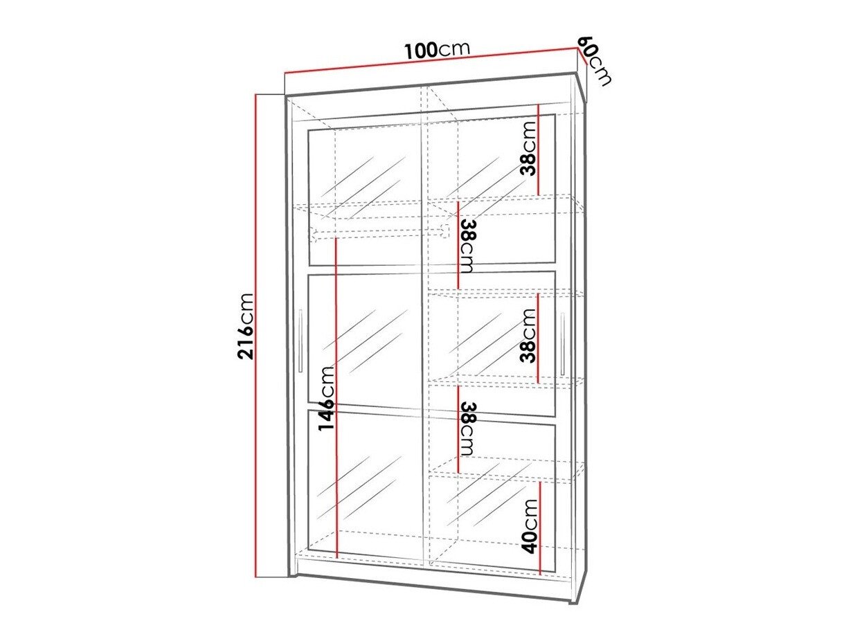 Armoire Toledo 101 (Blanc)