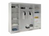 Armoire Closico 158 (Blanc)
