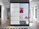 Armoire Closico Vastor III (Noir + Blanc)